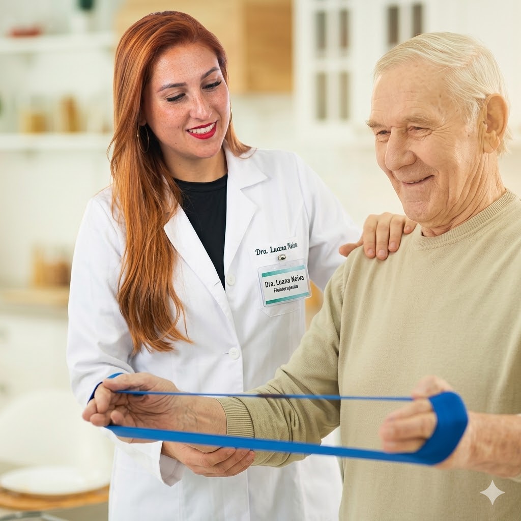 Dra. Luana com paciente